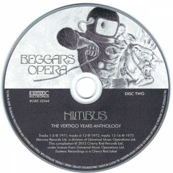 2CD Beggars Opera: Nimbus - The Vertigo Years Anthology