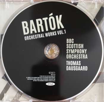 CD Béla Bartók: Concerto For Orchestra / Suite No.1 (Orchestral Works Volume 1)