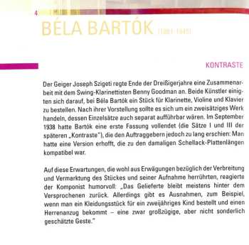 CD Béla Bartók: Kontraste / Mikrokosmos (Auszüge)
