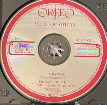 CD Franz Schubert: Streichquartett N°3 / Streichquartett D 887