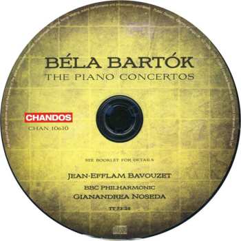 CD Béla Bartók: The Piano Concertos