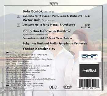 CD Béla Bartók: Concertos For Two Pianos & Orchestra