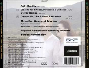 CD Béla Bartók: Concertos For Two Pianos & Orchestra