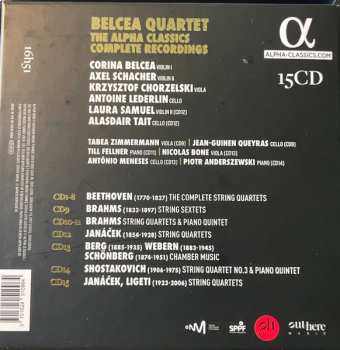15CD/Dobozkészlet Belcea Quartet: The Alpha Classics Complete Recordings