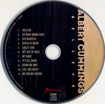 CD Albert Cummings: Believe DIGI