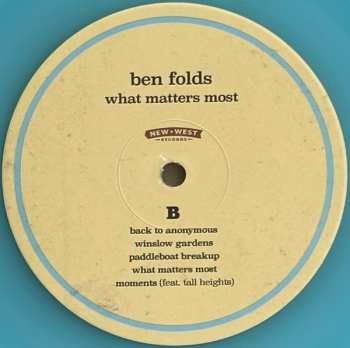 LP Ben Folds: What Matters Most CLR | LTD