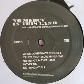 LP Ben Harper: No Mercy In This Land