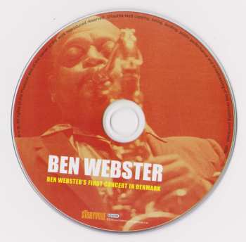 CD Ben Webster: Ben Webster's First Concert In Denmark