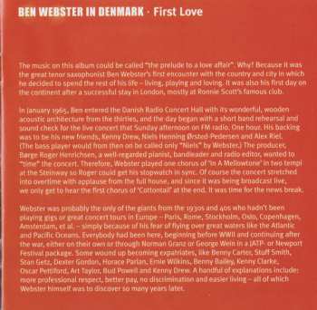 CD Ben Webster: Ben Webster's First Concert In Denmark