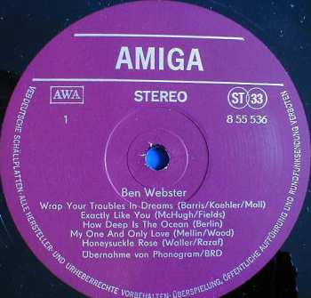 LP Ben Webster: Ben Webster