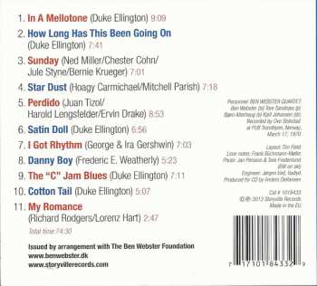 CD Ben Webster: In Norway