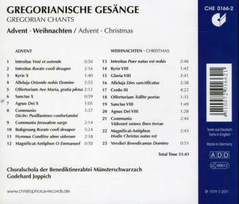 CD Benediktinerabtei Münsterschwarzach: Gregorianische Gesänge - Advent - Weihnachten