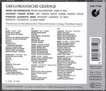 3CD Benediktinerabtei Münsterschwarzach: Gregorianische Gesänge / Advent - Weihnachten / Fastenzeit - Passion - Ostern / Pfingsten - Eucharistie - Maria
