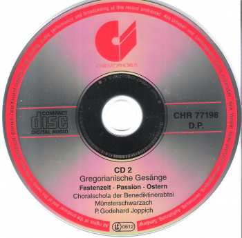 3CD Benediktinerabtei Münsterschwarzach: Gregorianische Gesänge / Advent - Weihnachten / Fastenzeit - Passion - Ostern / Pfingsten - Eucharistie - Maria