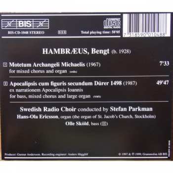 CD Radiokören: Apocalipsis Cum Figuris Secundum Dürer - Motetum Archangeli Michaelis