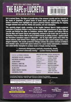 DVD Benjamin Britten: The Rape Of Lucretia