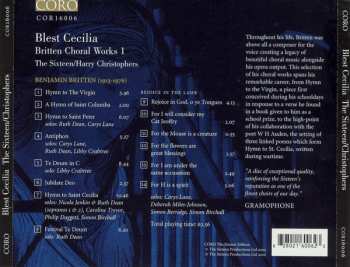 CD Benjamin Britten: Blest Cecilia - Britten Choral Works I