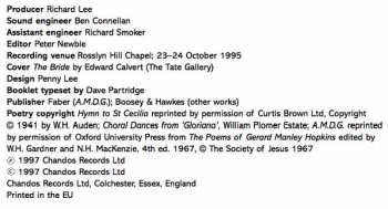 CD Benjamin Britten: Choral Edition, Volume 1