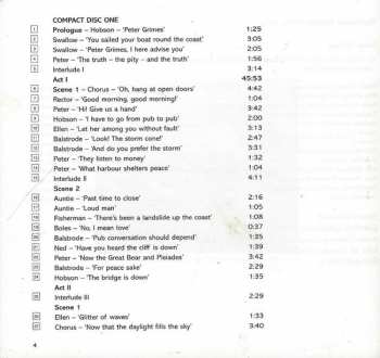 2CD Benjamin Britten: Peter Grimes