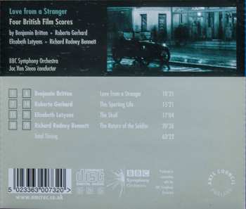 CD Benjamin Britten: Love From A Stranger: Four British Film Scores