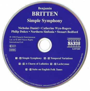 CD Benjamin Britten: Simple Symphony