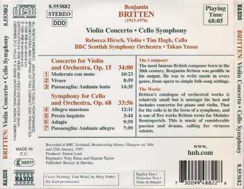 CD Benjamin Britten: Violin Concerto • Cello Symphony