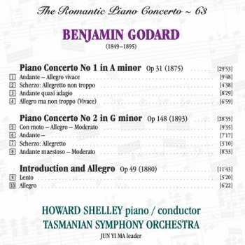 CD Howard Shelley: Piano Concerto No 1, Op 31 / Piano Concerto No 2, Op 148 / Introduction And Allegro, Op 49