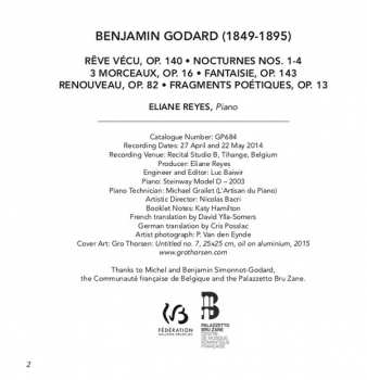 CD Benjamin Godard: Piano Works - 2