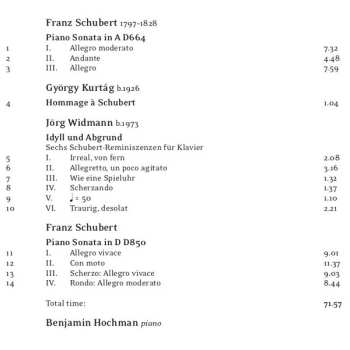 CD Benjamin Hochman: Homage To Schubert