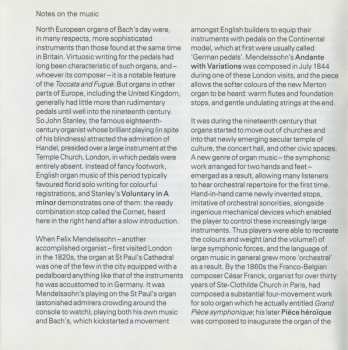 CD Benjamin Nicholas: The Merton Organ (Plays The New Dobson Organ Of Merton College, Oxford)