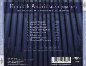 CD Hendrik Andriessen: Andriessen: The Four Chorals And Other Organ Music