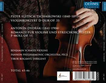 CD Antonín Dvořák: Violinkonzert; Romance