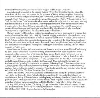 CD Benny Carter: Benny Carter With The Chocolate Dandies