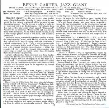 2CD Benny Carter: Four Classic Albums  Plus