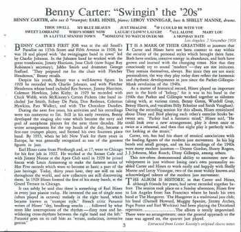 2CD Benny Carter: Four Classic Albums  Plus