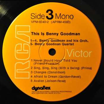 2LP Benny Goodman And His Orchestra: This Is Benny Goodman