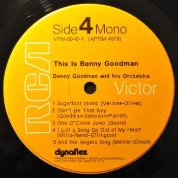 2LP Benny Goodman And His Orchestra: This Is Benny Goodman