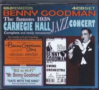 4CD/Dobozkészlet Benny Goodman: The Famous Carnegie Hall Jazz Concert 