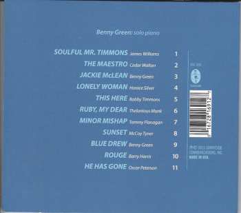 CD Benny Green: Solo