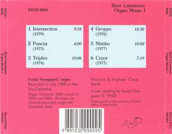 CD Bent Lorentzen: Organ Music I