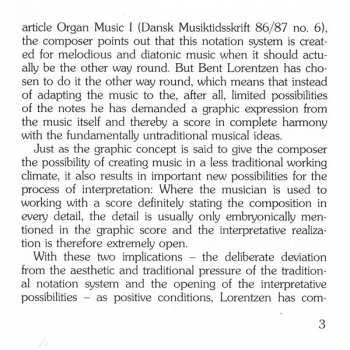 CD Bent Lorentzen: Organ Music I