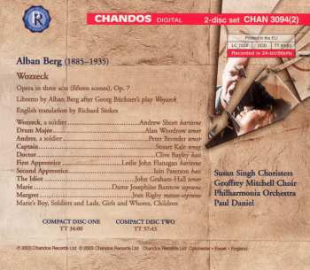 2CD/Dobozkészlet Philharmonia Orchestra: Wozzeck