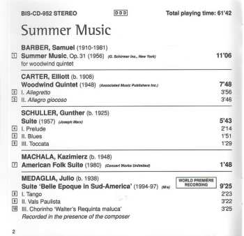 CD Berlin Philharmonic Wind Quintet: Summer Music