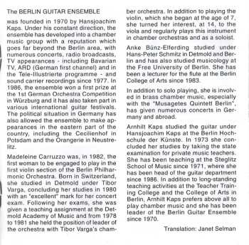 CD Berliner Gitarrenensemble: Berliner Gitarrenensemble