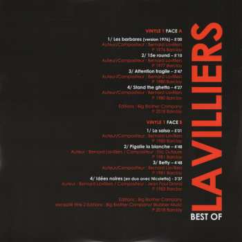 2LP Bernard Lavilliers: Best Of