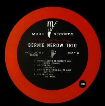LP Bernie Nerow Trio: Bernie Nerow Trio