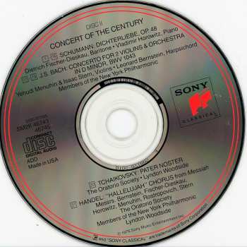 2CD/Dobozkészlet Dietrich Fischer-Dieskau: Concert Of The Century