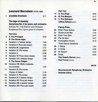 CD Leonard Bernstein: The Age Of Anxiety / Fancy Free / Candide Overture