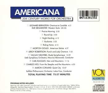 CD Leonard Bernstein: Americana: 20th Century Works For Orchestra
