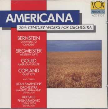 Album Leonard Bernstein: Americana: 20th Century Works For Orchestra